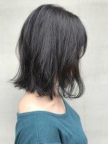 ヘアー アイス ルーチェ(HAIR ICI LUCE) グレーアッシュ 透明感 ボブ 外ハネ