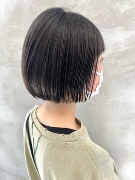 ペスカ 長町南店(pesca) ダークアッシュ × ミニボブ