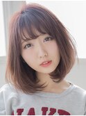 ナチュラルボブ、小顔ボブ