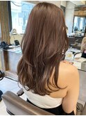 韓国風ヘア 外国人風ヘア くびれヘア チョコレートブラウンM811