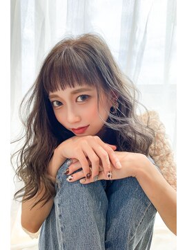 サロンティティ(salon titi) 前髪ワイドバングゆるふわパーマ