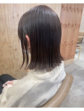 ディードットログ 大和西大寺店(D.Log) 栗色前髪ナチュラルカールうる艶髪サイドバング