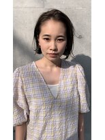 ベンジー 北上店(benji)&nbsp;簡単スタイリング◎ワンカールボブ！セミウェットスタイリング○