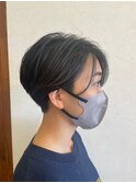 ハンサムショート/グレーブラック