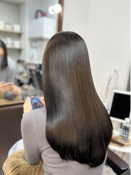 アールサロンギンザ(Rr SALON GINZA) 髪質に合わせた髪質改善R.HAS EX＋カラー＋ヘッドスパ付￥22000