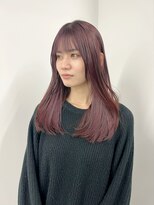 シュク 高円寺(SYUK)&nbsp;【 kanna 】ブリーチなしダブルカラー/スモーキーピンク