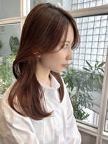 ミリア(MILIA)&nbsp;大人可愛いくびれ巻き髪/20代30代40代/韓国レイヤーカット