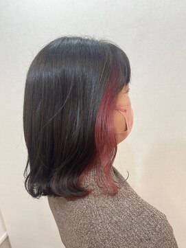 メゾンセブンルックス 宇都宮簗瀬店(Maison 7LOOKS) イヤリングカラー!ピンク