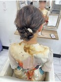 【お呼ばれ】まとめ髪シニヨンヘア