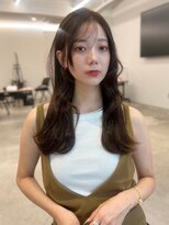 ユーフォリア 青山(Euphoria)&nbsp;大人可愛いレイヤーカットアッシュブリーチなし伸ばしかけ