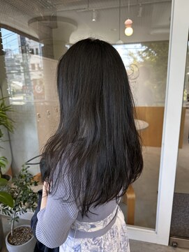 ワッカ(wacca) ロング 黒髪 ツヤ髪 ゆる巻き