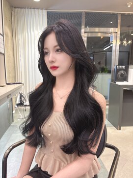 リリー(Lilley) 【lilley 稲永麻衣】切りっぱなしボブ+ブリーチ+ボブ+韓国ヘア