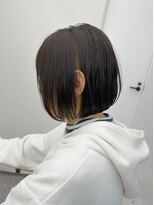 ビューナゴヤ 名駅(VIEW NAGOYA)&nbsp;黒髪カタログ/ボブルフ/小顔に見せるヘア/ワンレン