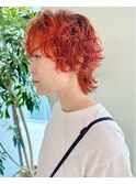 ショートウルフパーマブリーチパーマプードルパーマ