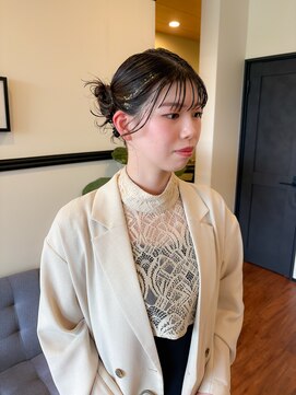 スリーバイザサロン(THREE by the salon) ショートヘアアレンジ