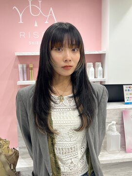 リゼル ユア 渋谷(RISEL YUA) 夏のデザインカラー+エクステ