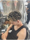スペインカール/スパイキーショート/ブルーブラック/草津