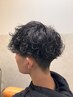 メンズカット＋波巻パーマ　￥7000