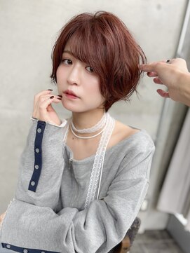 【ショートカット/坂本大樹】大人可愛いゆるふわショートボブ