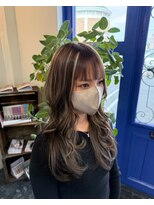 セットアップ 岡山北長瀬店(SET-UP) ハイライト×レイヤーカット(似合わせカット)