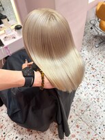 ボタン シブヤ(VOTAN SHIBUYA)&nbsp;ハイトーンカラー/ブリーチあり/ブロンドカラー/ケアブリーチ