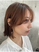 フェイスレイヤー/レイヤーボブ/ボブ/大人ボブ/顔まわりレイヤー
