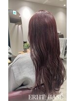 エルトベース(ERHT_BASE) ロングレイヤー×ピンクブラウン【札幌/大通/ERHT_BASE】