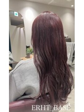 エルトベース(ERHT_BASE) ロングレイヤー×ピンクブラウン【札幌/大通/ERHT_BASE】