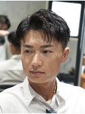 MEN'S/アップバングサイドパート×テーパーフェード