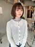【高発色で透明感を叶える★】カット+色持ち抜群イルミナカラー￥9350