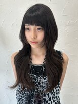 プライズ 表参道原宿店(prize)&nbsp;アシメバングレイヤーカット韓国ヘアヘアメイクヘアセット原宿