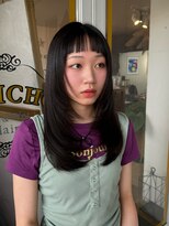 ジェリコヘアー(JERICHO HAIR)&nbsp;オン眉顔周りレイヤーロング