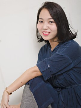 アビーヘア 市川店(abie hair) abie 市川店 / ダークトーンのフェミクールボブ