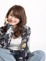 デイジー インデックスヘア 大島店(DAISY index hair) セミディ×ことりベージュ×ベージュカラー×大人かわいい