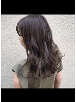 透明感グレージュ 担当 中嶋【十条 美容室 リコモ】