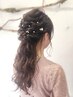 ヘアセットついでに前髪カット☆￥3370