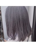 ネビージュアッシュグレージュ＆髪質改善　ボブ