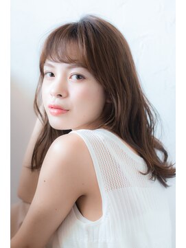 エルフォ(elfo) 【elfo】セットが楽!ゆるパーマで簡単可愛いミディアムヘア