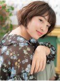 ダークカラーで引き締め!前下がり大人ボブa浦和20代30代40代
