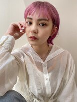 ピズム(PISM)&nbsp;眉上バング/ビビットピンク