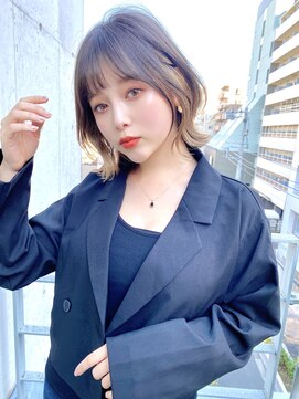 リコバイアフロート(riko by afloat) 結べるボブレイヤー韓国くびれヘアインナーカラー髪質改善