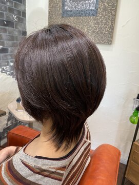 タントラ(tantra) ナチュラルショートウルフ♪オリーブグレージュ