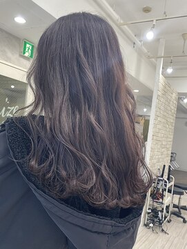 アジールヘア 東上野店(agir hair) ラベンダーグレージュ、寒色系カラー【上野/御徒町】