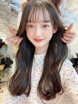 アフロート ディル(AFLOAT D'L) みきな/オンニヘア/20代30代/ぱっつん前髪/シースルーバング