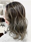 鎖骨ミディアム/ブリーチ/韓国/ダブルカラー[愛甲石田駅]
