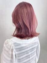 アルバム 渋谷パルコ(ALBUM) チャコールピンク_グレージュカラーボブウルフ_ba404782