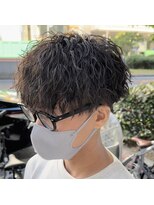 ウェーブ(WAVE)&nbsp;マッシュ×波折りパーマ/メンズパーマ/メンズカット