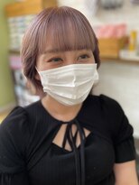 ボヌー(Bonheur) アッシュ系ピンクカラー