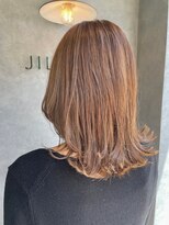 ナンバー ジルバ 立川(N° jillva) 韓国風くびれボブ/ハイライト/ダブルカラー/ラベージュ