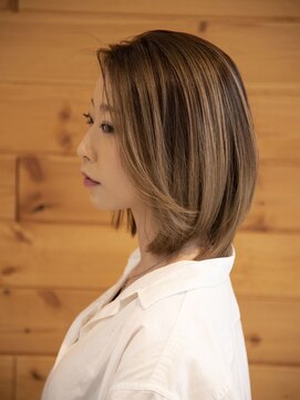 ヘアーアンドライフ ハート(hair&life HEART) ボブ　バレイヤージュ